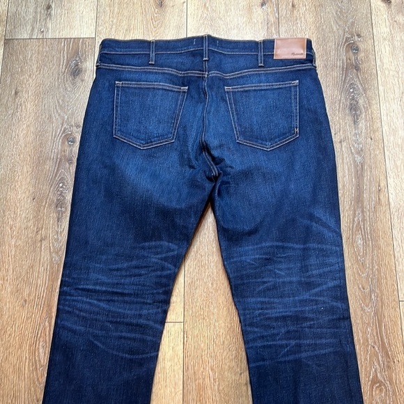 NWT Madewell Slim Authentic Flex Jeans in Baxley Wash Size 40 - Picture 6 of 10